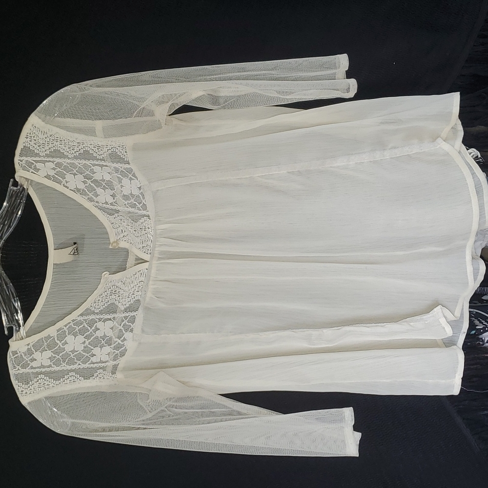 LBK cream blouse